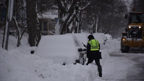 tormenta invernal en Nueva York