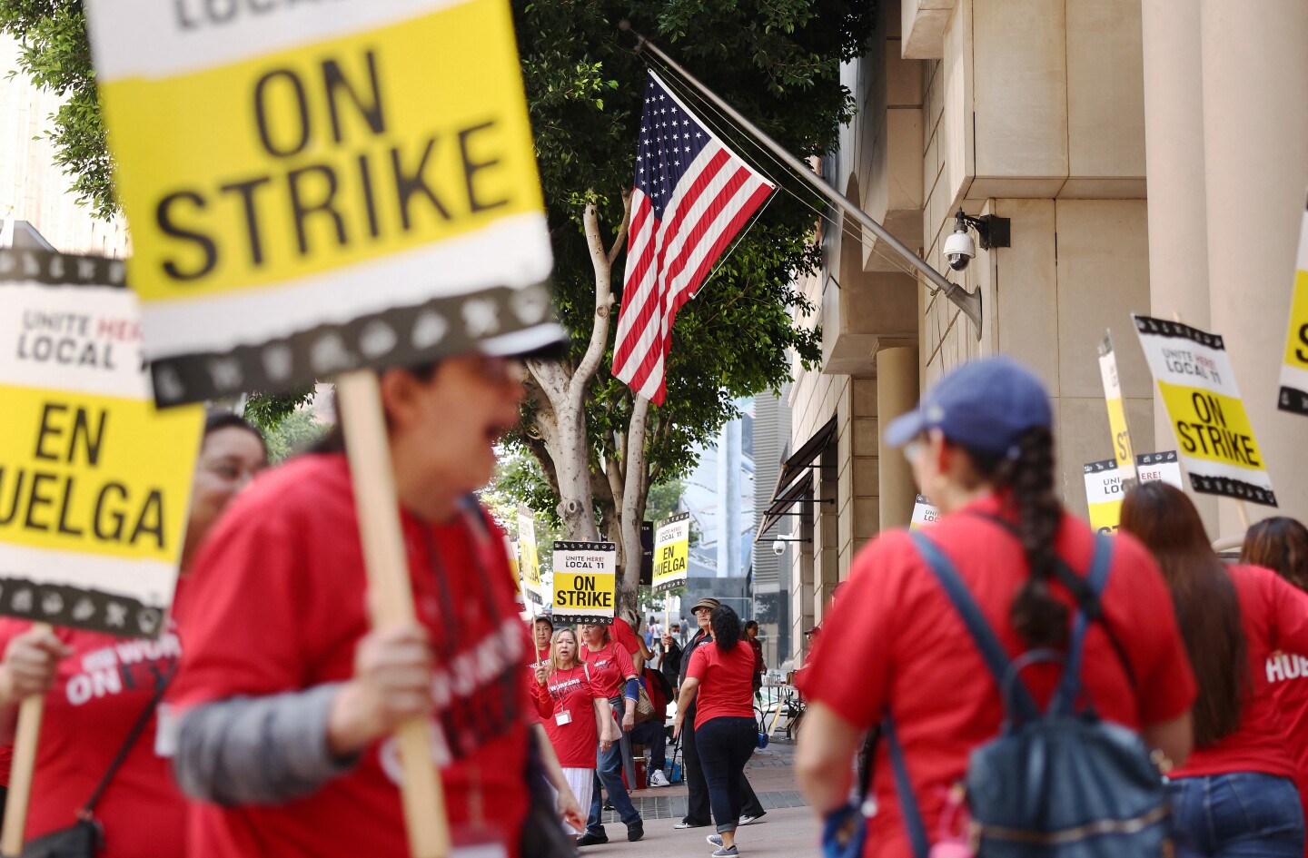 Southern California Hotel Workers Strike For Higher Wages