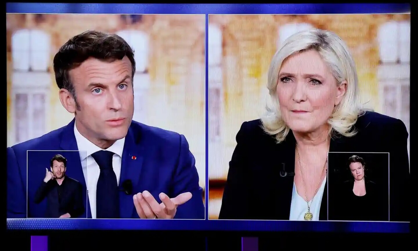Macaron y Le Pen