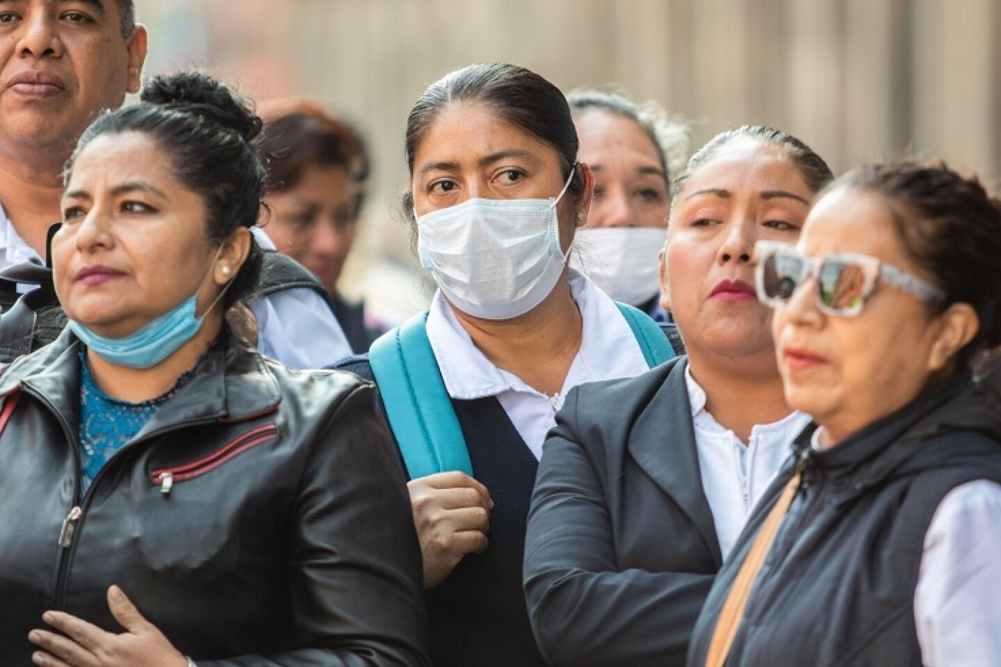 Trabajadores del Hospital General Dr. Macedonio Benítez Fuentes, de Oaxaca