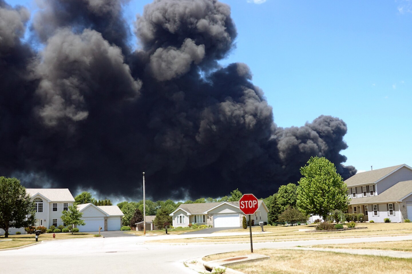 Explosion At Rockton Chemtool Plant Causes Massive Chemical Fire