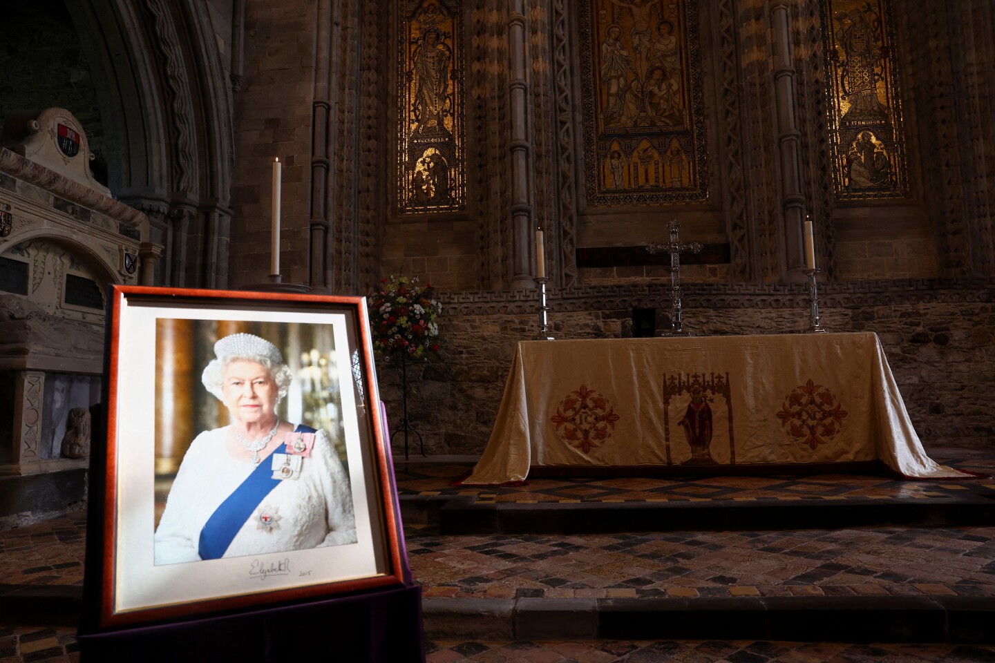 BRITAIN-WALES-ROYALS-QUEEN-ANNIVERSARY