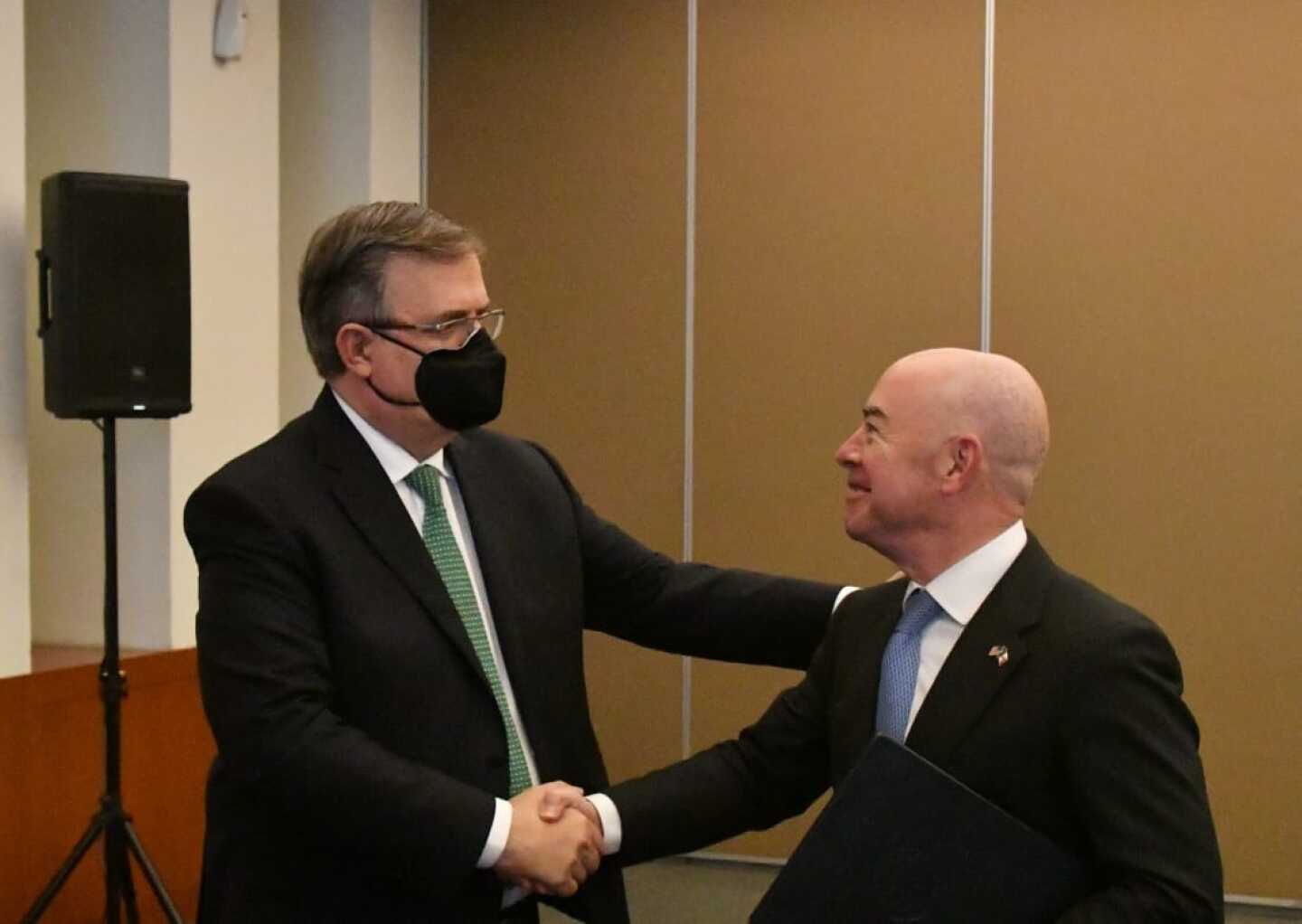 Marcelo Ebrard Alejandro Mayorkas