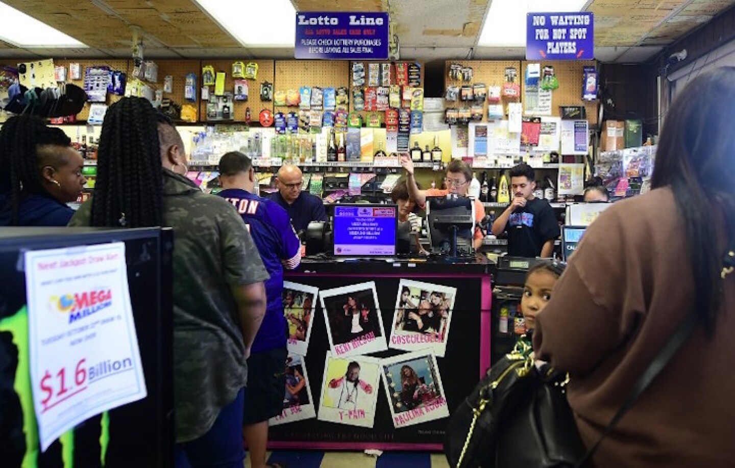 Ticket sales for Mega Million lottery before $1.6 Billion dollar drawing on Tuesday night