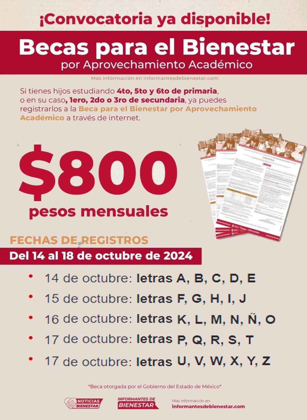 becas de Aprovechamiento Académico