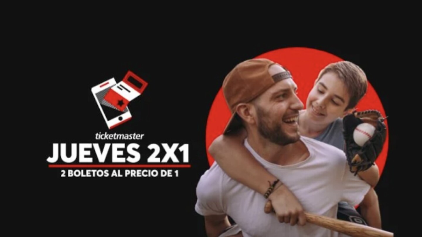 jueves 2 x 1 ticketmaster promocion conciertos precio boletos.jpg