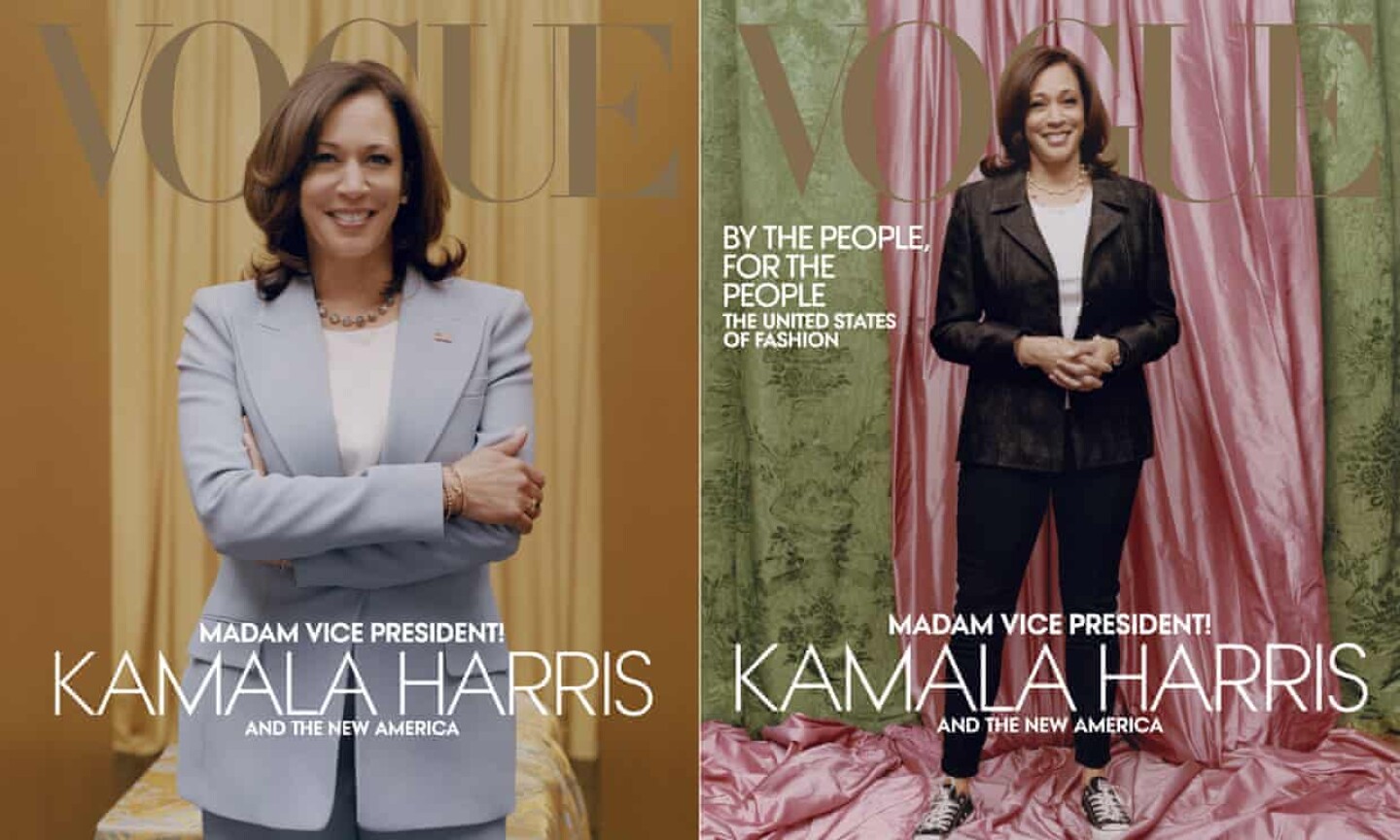 Kamla Harris en Vogue