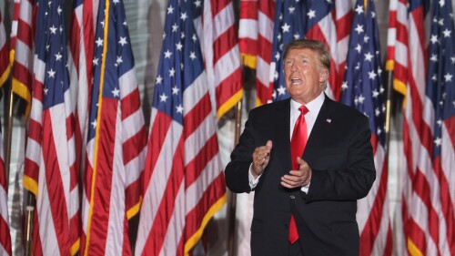 Donald Trump Holds Rally At Iowa State Fairgrounds