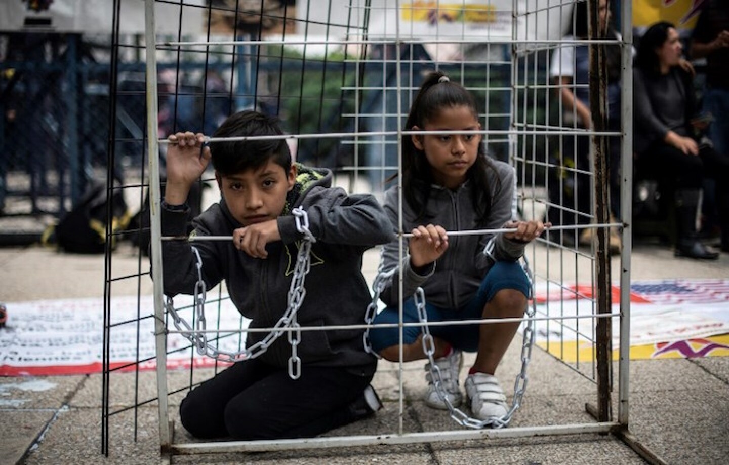 MEXICO-US-migration-PROTEST