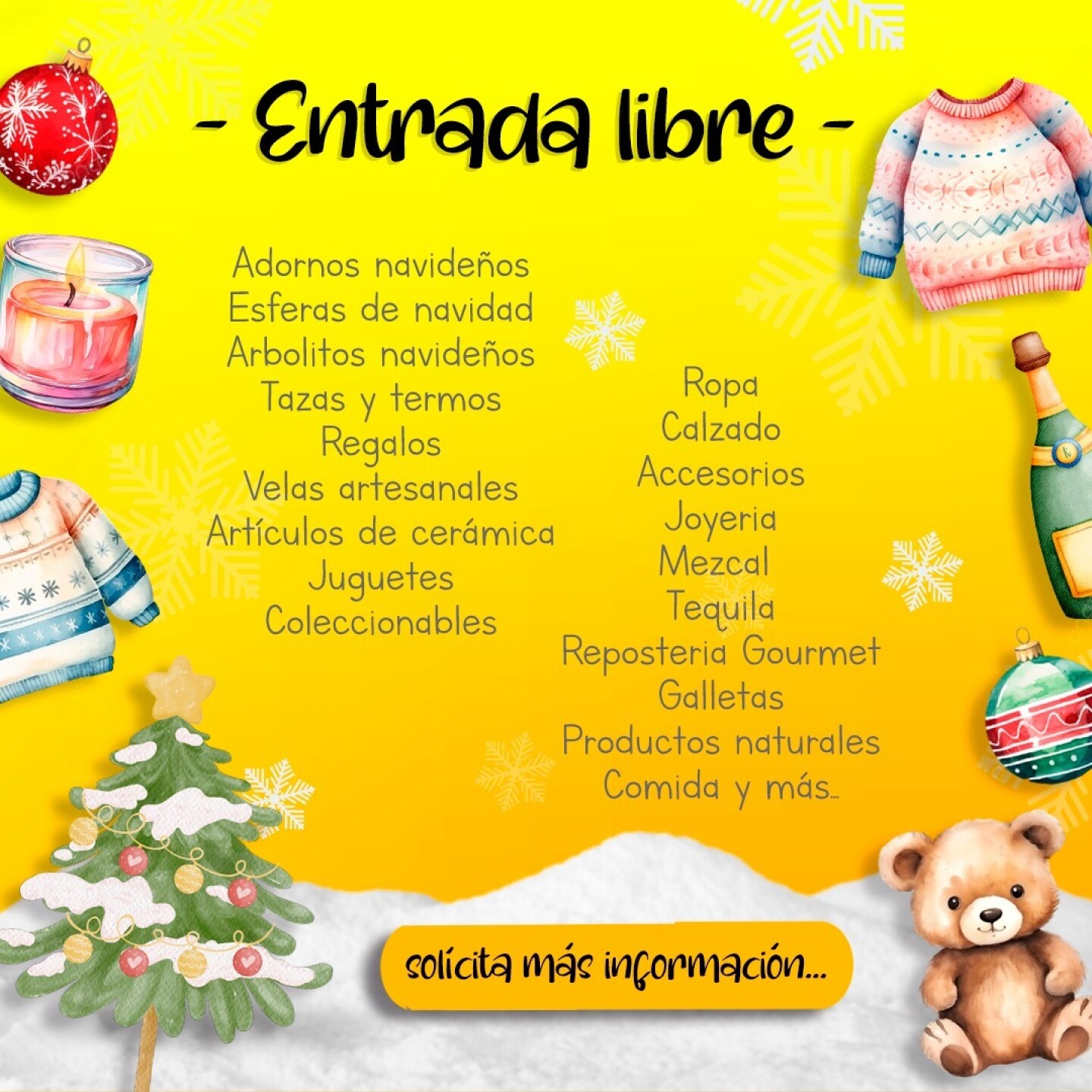 Gran Bazar Navideño en la Condesa