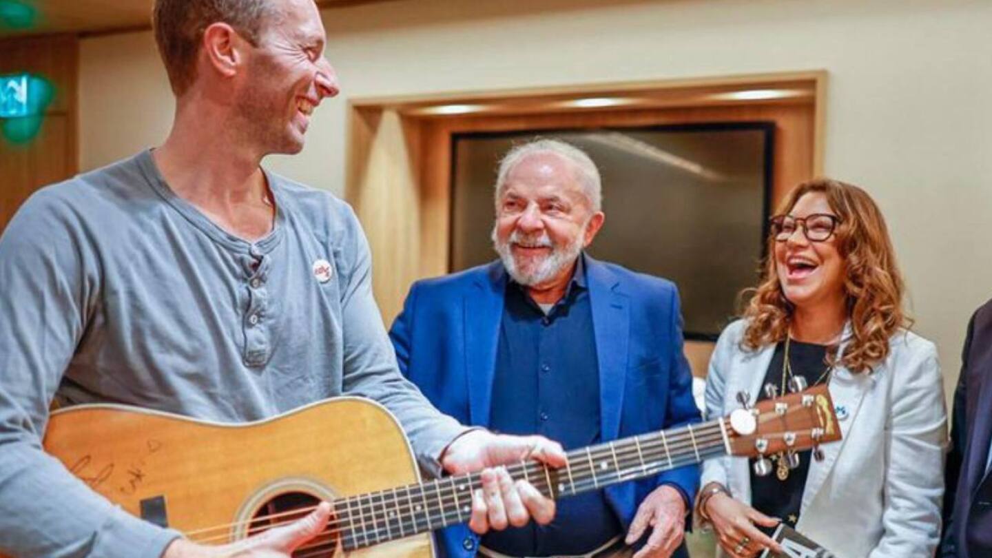 lula da silva guitarra de chris martin coldplay
