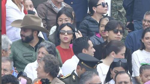 angela aguilar y christian nodal en desfile militar