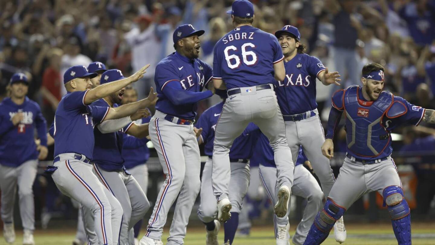 Los Rangers de Texas conquistan su primera Serie Mundial