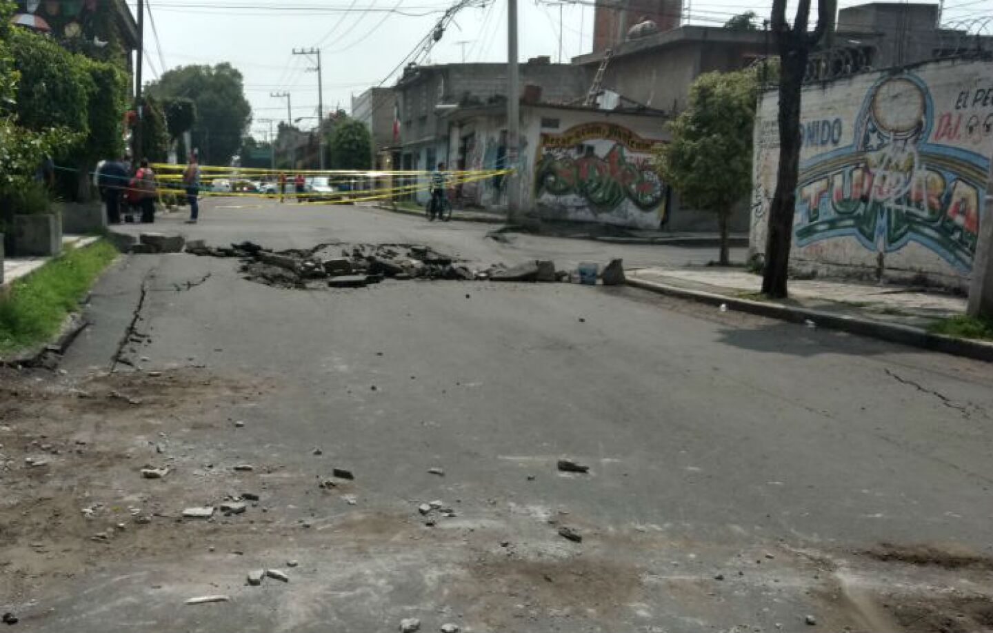 calles tlahuac sismo reconstruccion