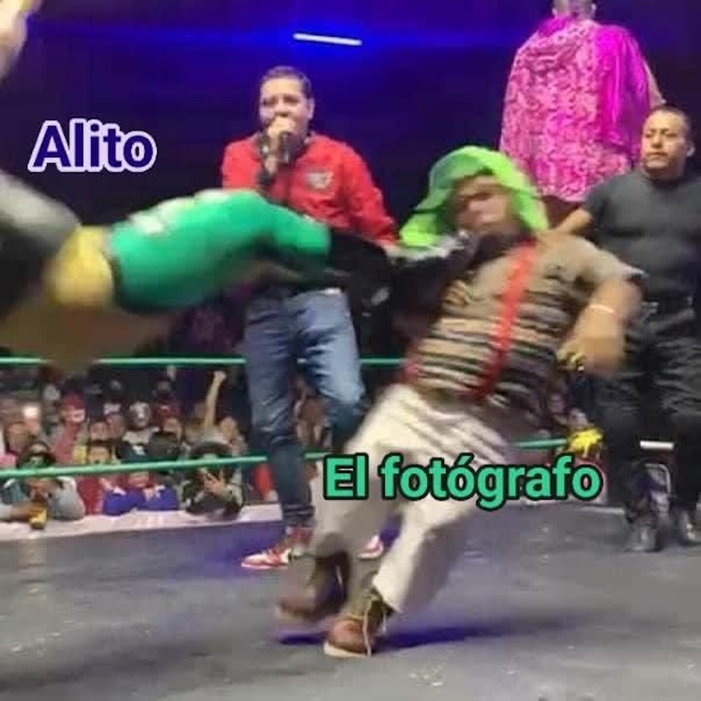 reportero golpeado en pelea de Alito vs Noroña