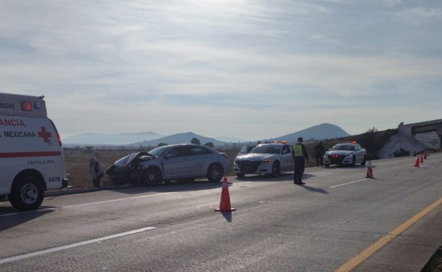 accidente autopista arco norte hoy