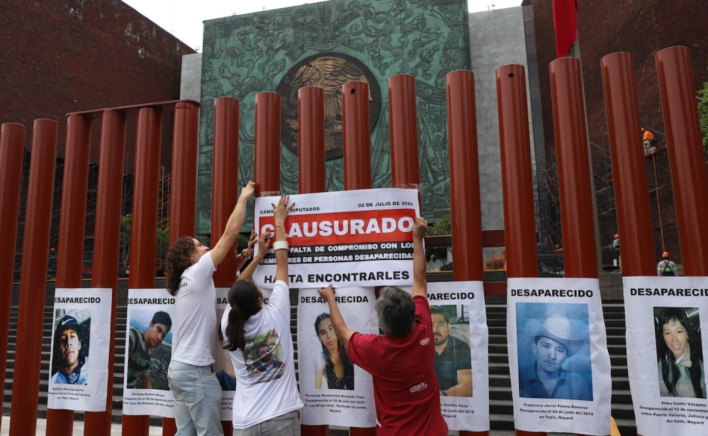 Protesta Ley Espía Familiares de Desaparecidos