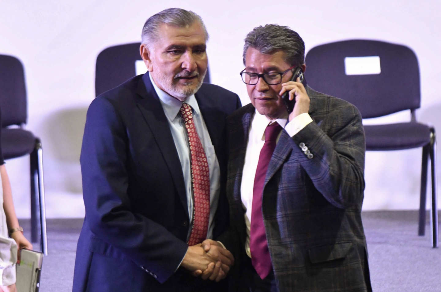 Adán Augusto y Ricardo Monreal