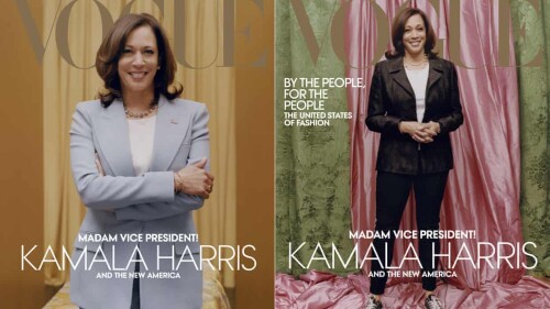Kamla Harris en Vogue