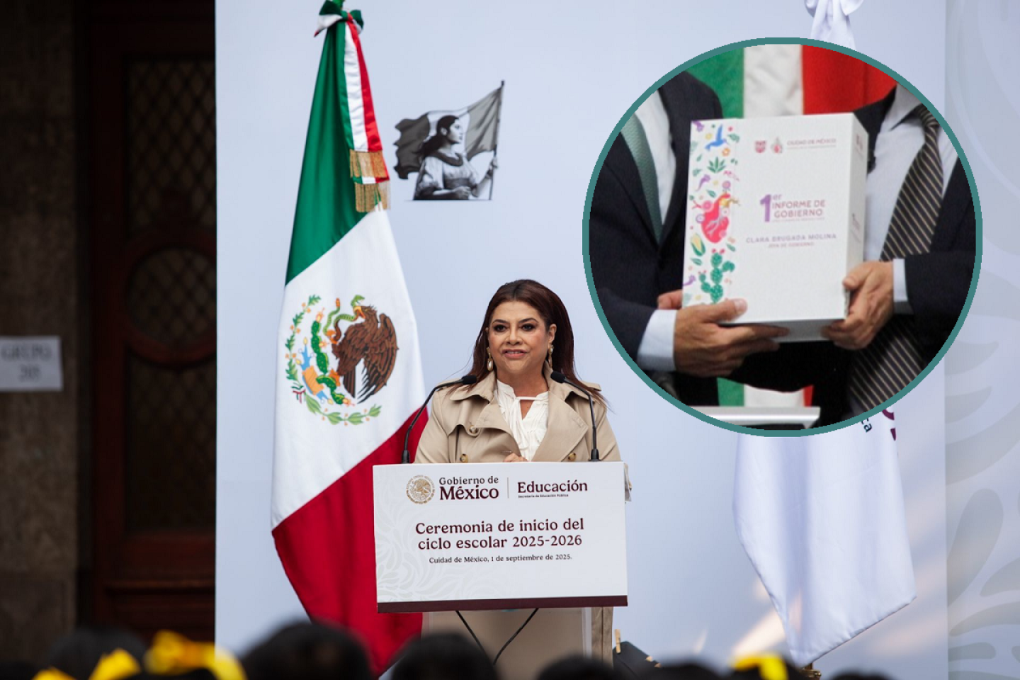 Clara Brugada ya entregó su Primer Informe de Gobierno