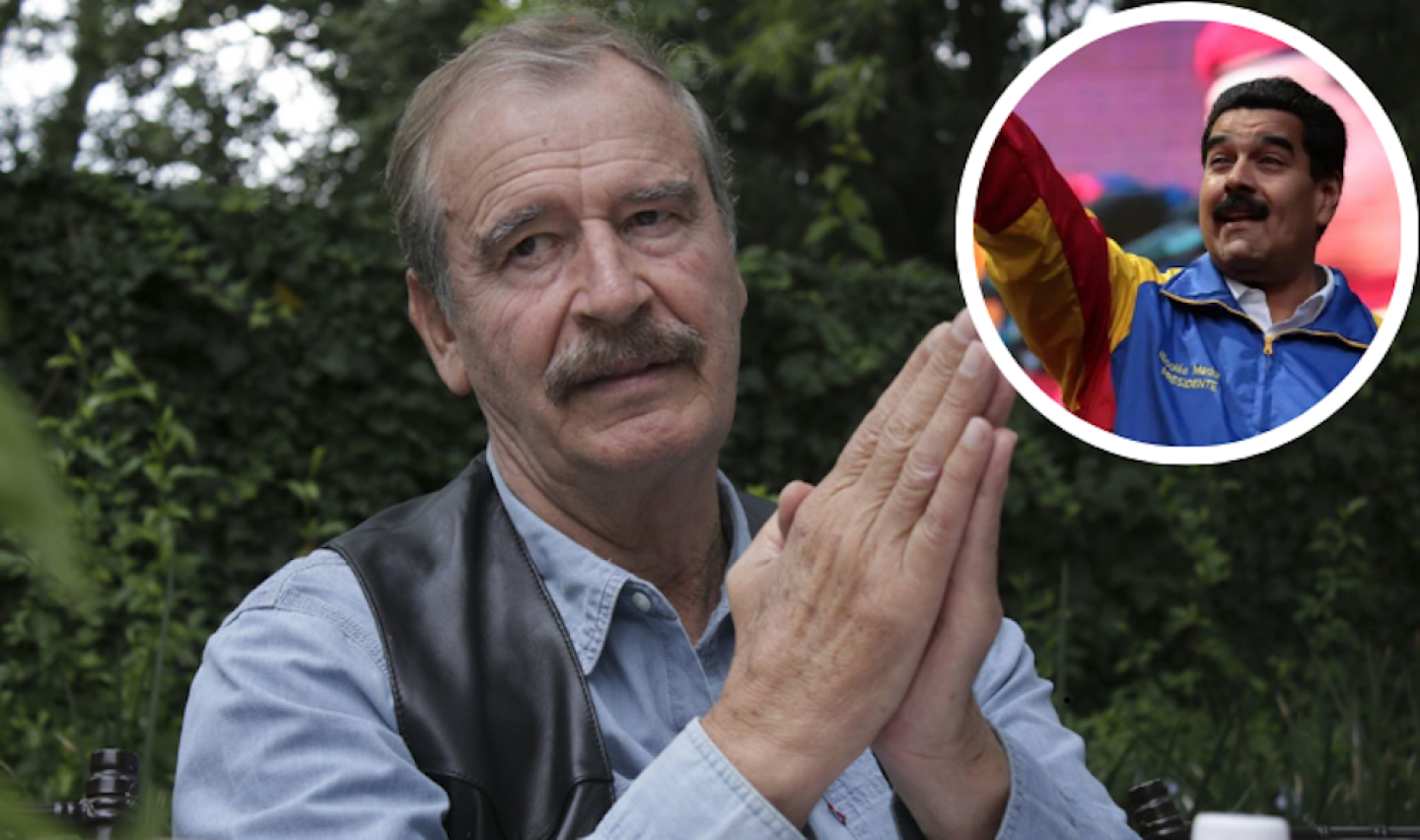 Vicente Fox y Nicolás Maduro