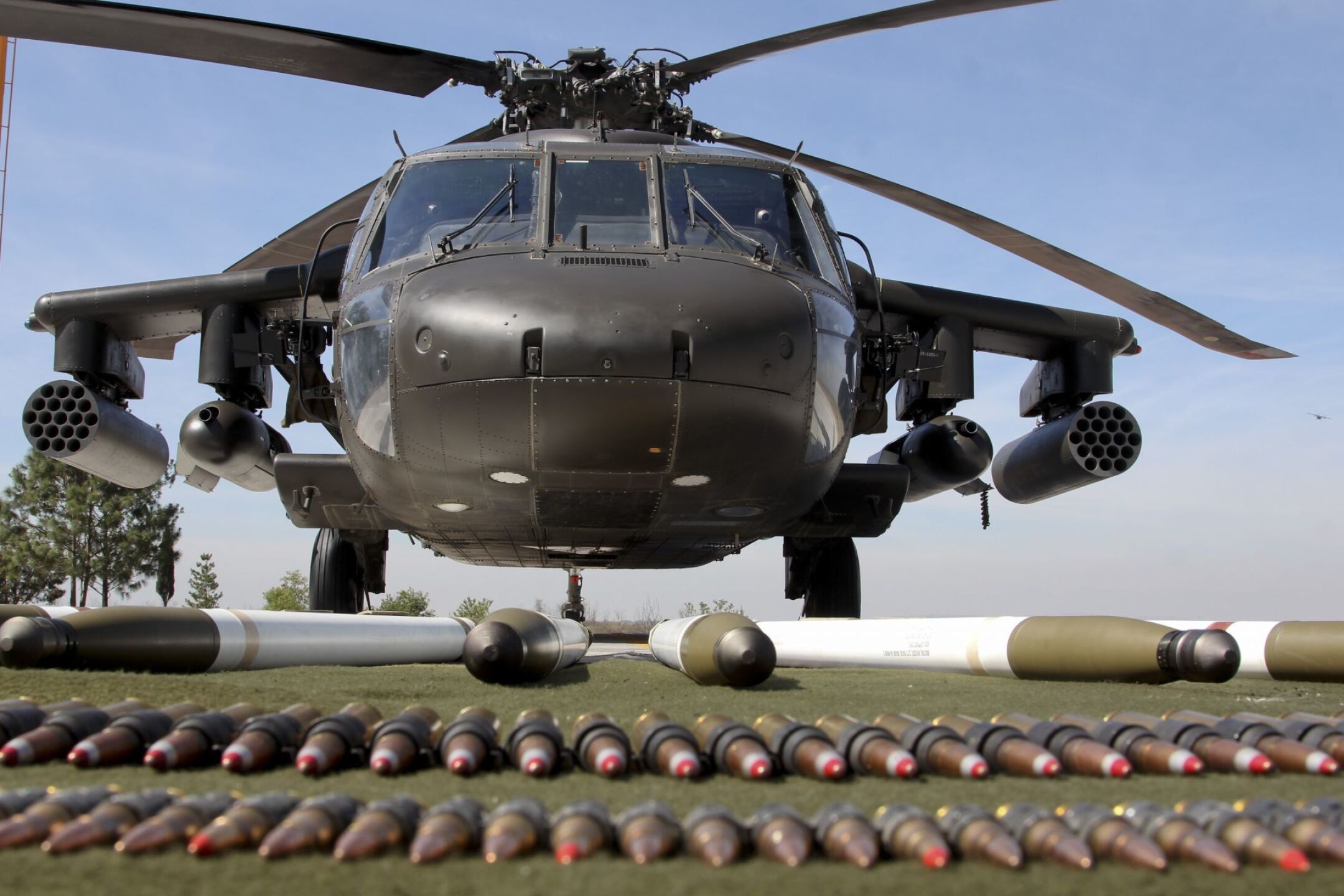 Se utilizaron dos helicópteros Black Hawk durante operativos en Sinaloa