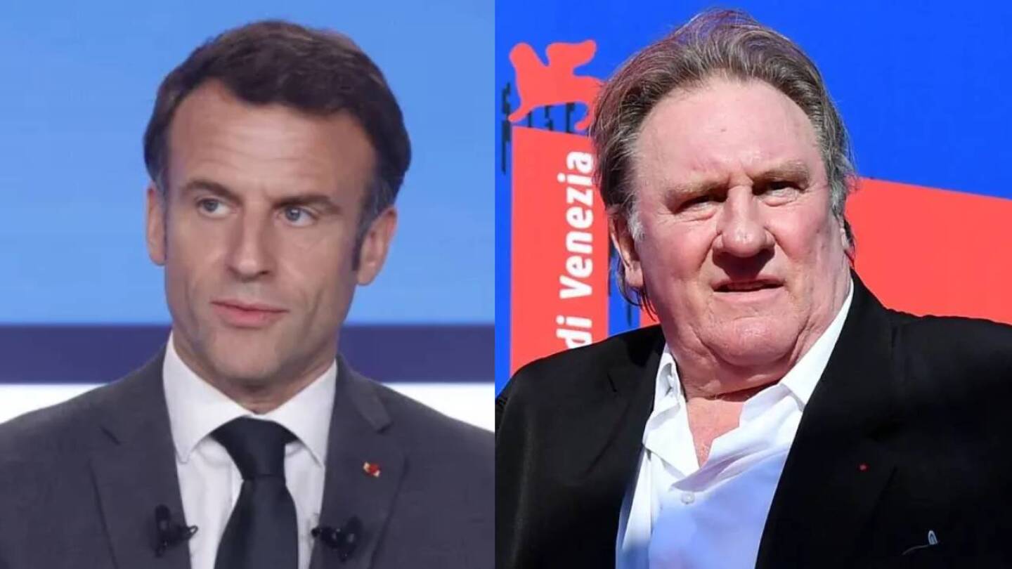 Critican a Emmanuel Macron por apoyar a Depardieu acusado de abuso sexual