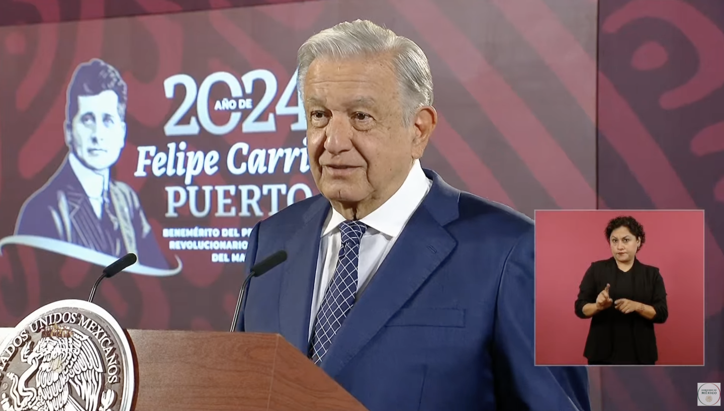 mañanera de AMLO 24 de mayo