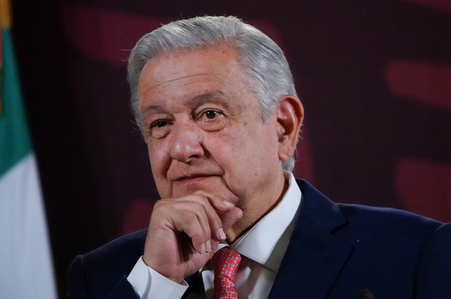 AMLO mueca Mañanera Informe Seguridad-8