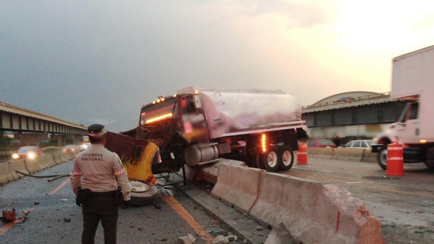 accidente en la méxico puebla hoy