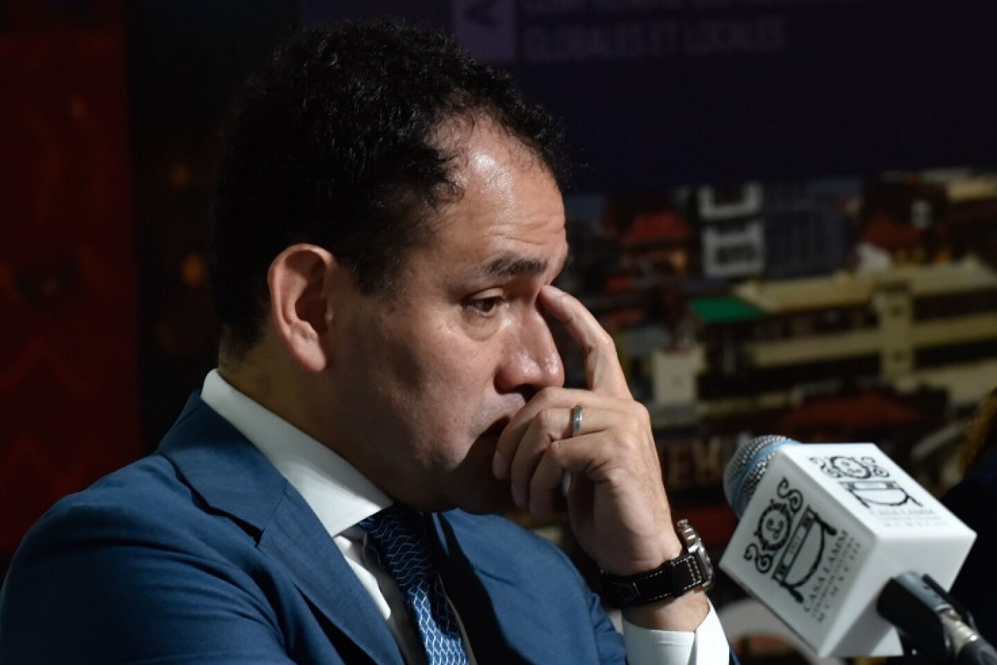 Arturo Herrera, secretario de Hacienda y Crédito Público, durante la presentación de los resultados del proyecto de investigación Desigualdad y Movilidad Social en México.
