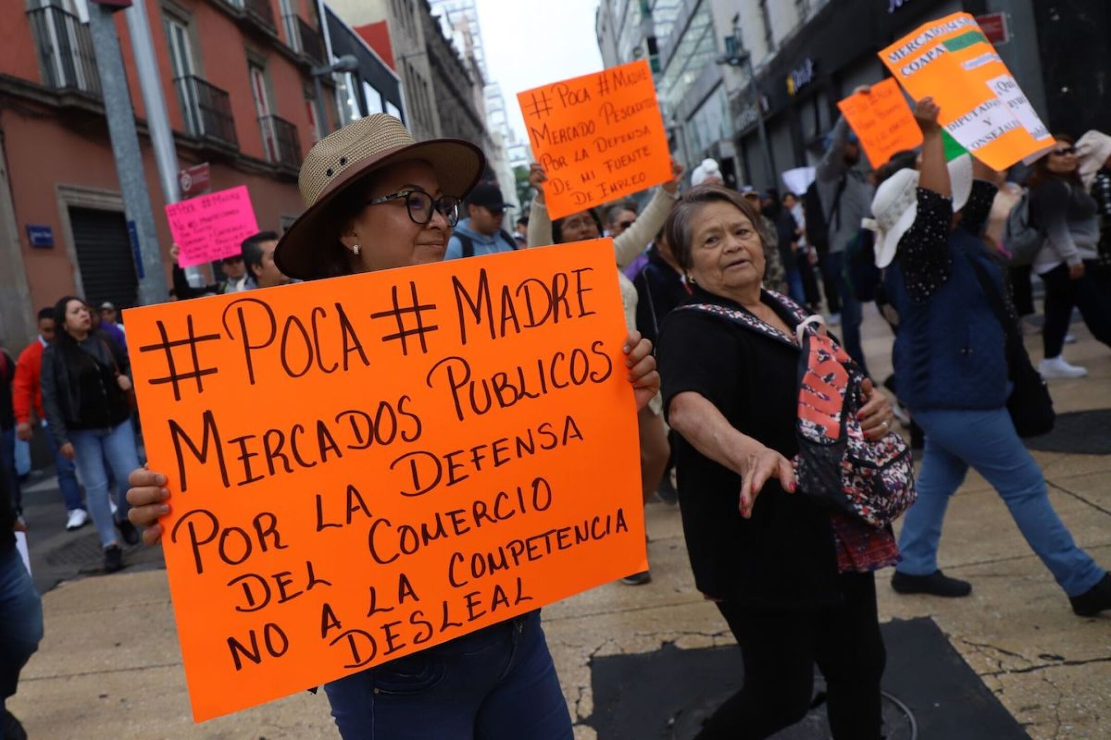 bloqueos de comerciantes