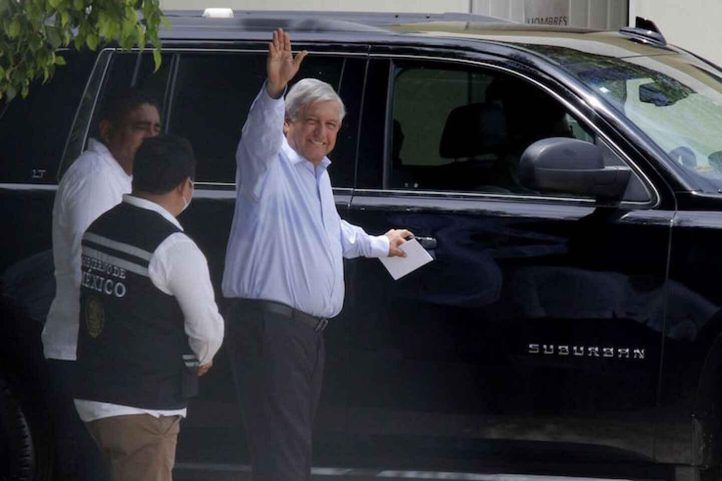 Andrés Manuel López Obrador, presidente de México, durante su visita al municipio de Florencio Villareal en la Costa Chica de Guerrero, en donde presento los programas de Bienestar.