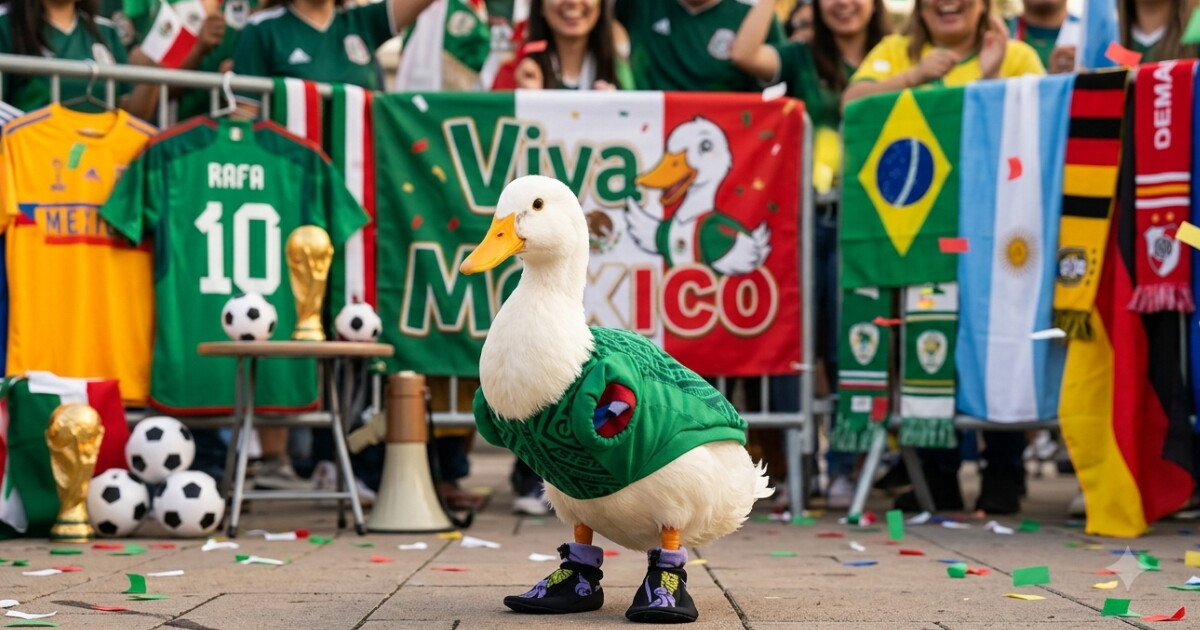 Pato Merlin ¡Conoce la historia de Merlín! El 'Pato Mundialista' que se volvió ...