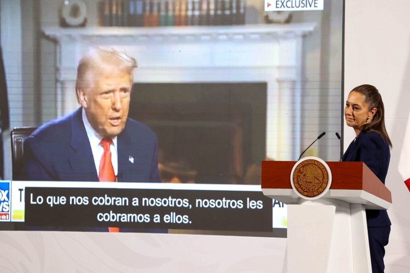 sheinbaum trump Lunes Conferencia del Pueblo