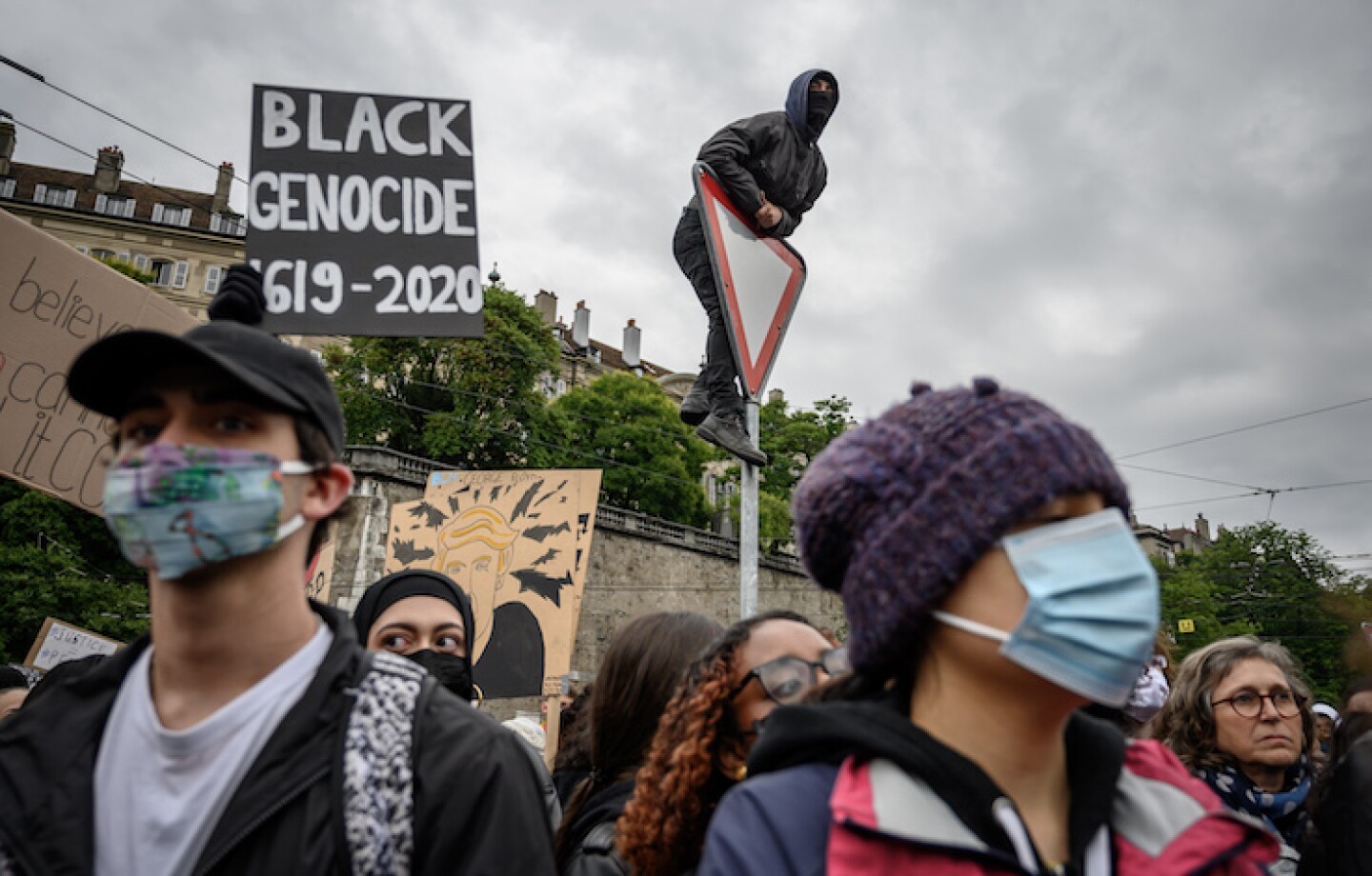 SWITZERLAND-US-RACISM-PROTEST