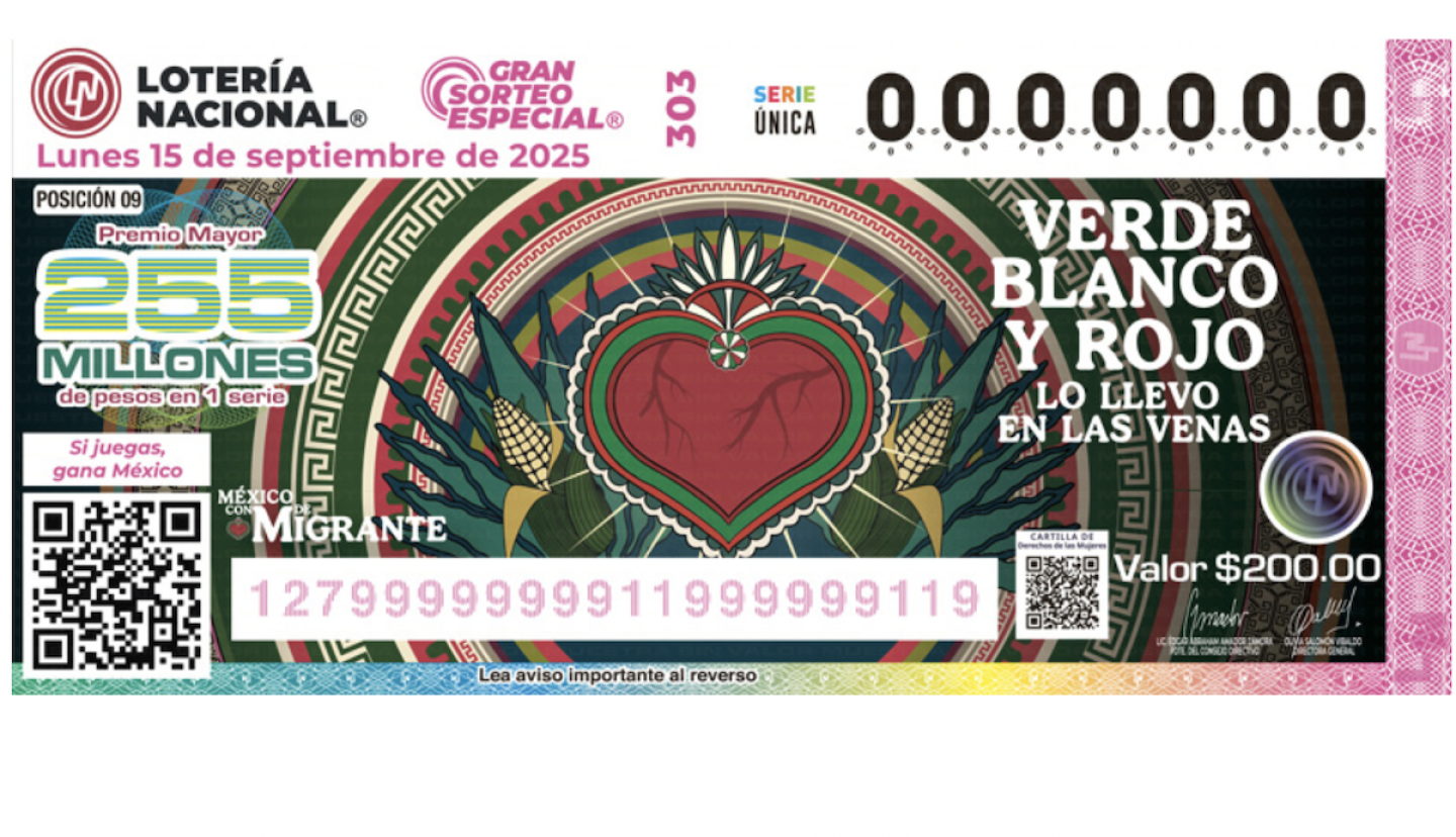 sorteo con M de Migrante