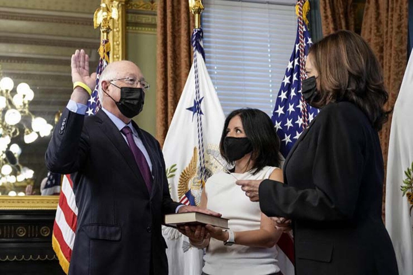 Vice President Harris Holds Ceremonial Swearing In For New Ambassador To Mexico