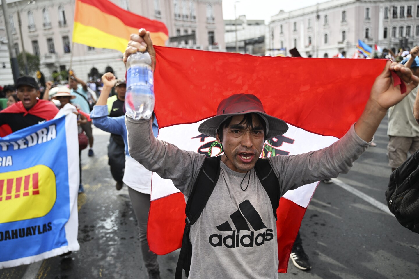 gran marcha en Perú