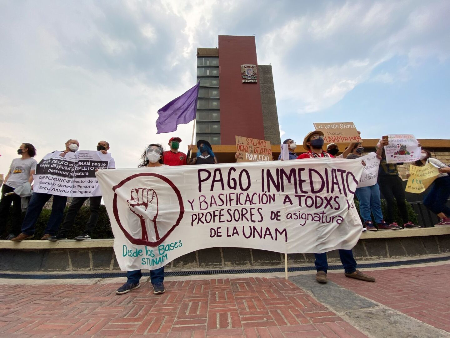 Marcha La UNAM No Paga
