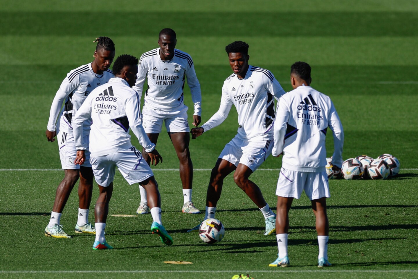 Entrenamiento del Real Madrid