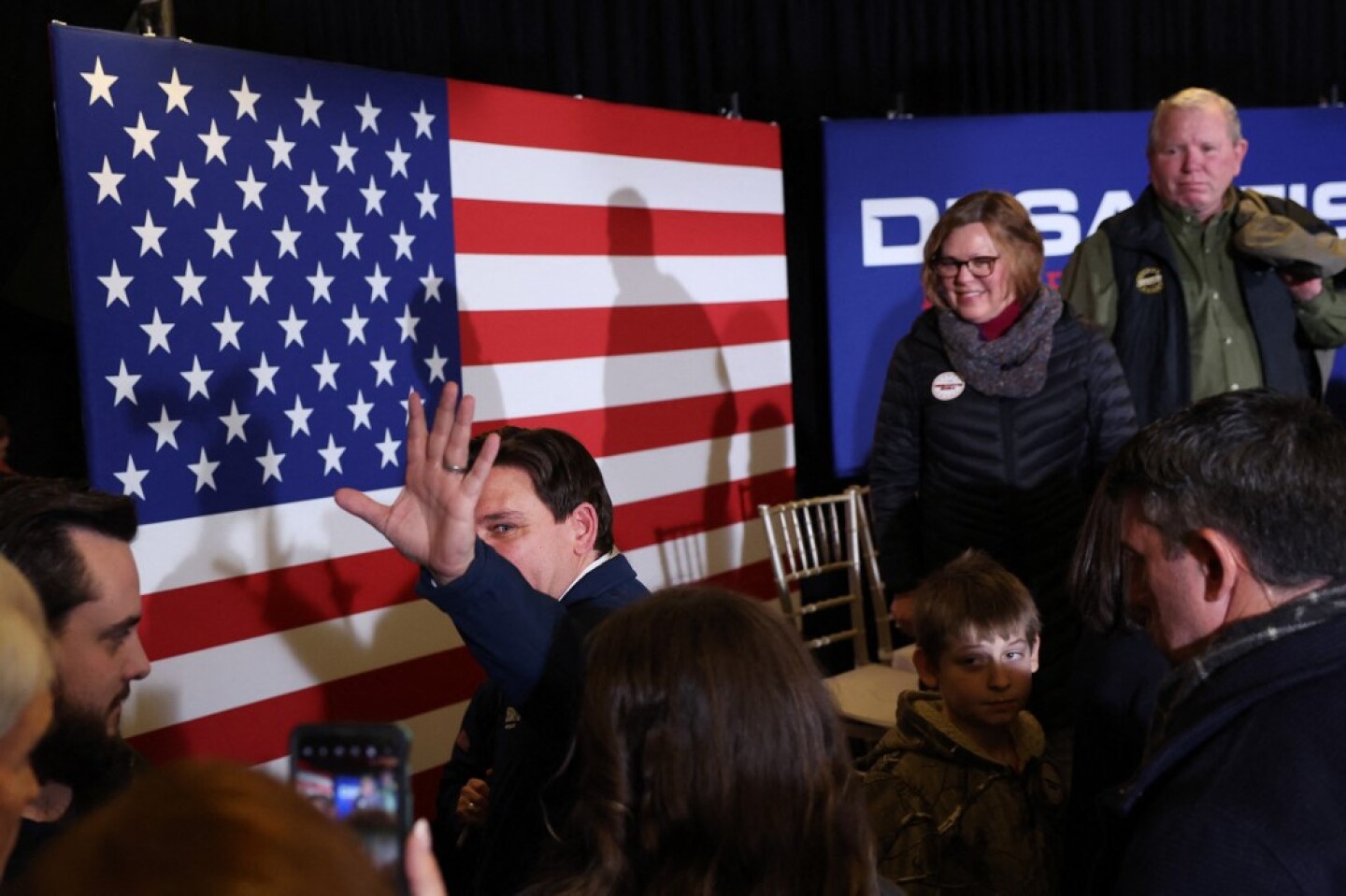 caucus  Ron DeSantis Campaigns In Iowa Day Before State's Caucuses
