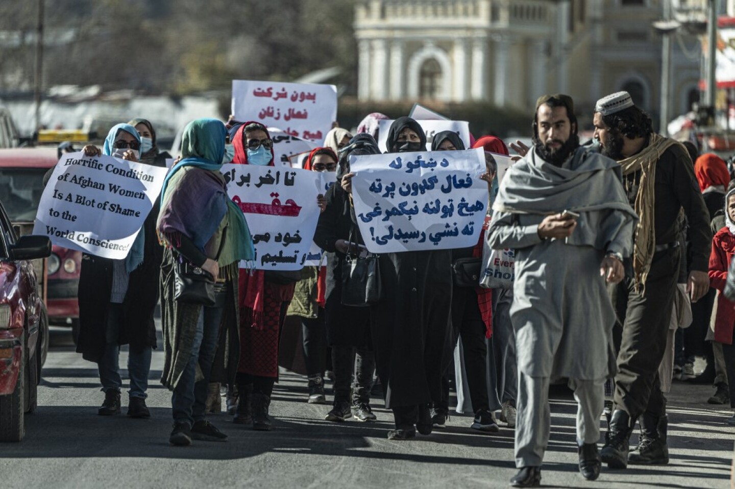 AFGHANISTAN-WOMEN-RIGHTS-PROTEST