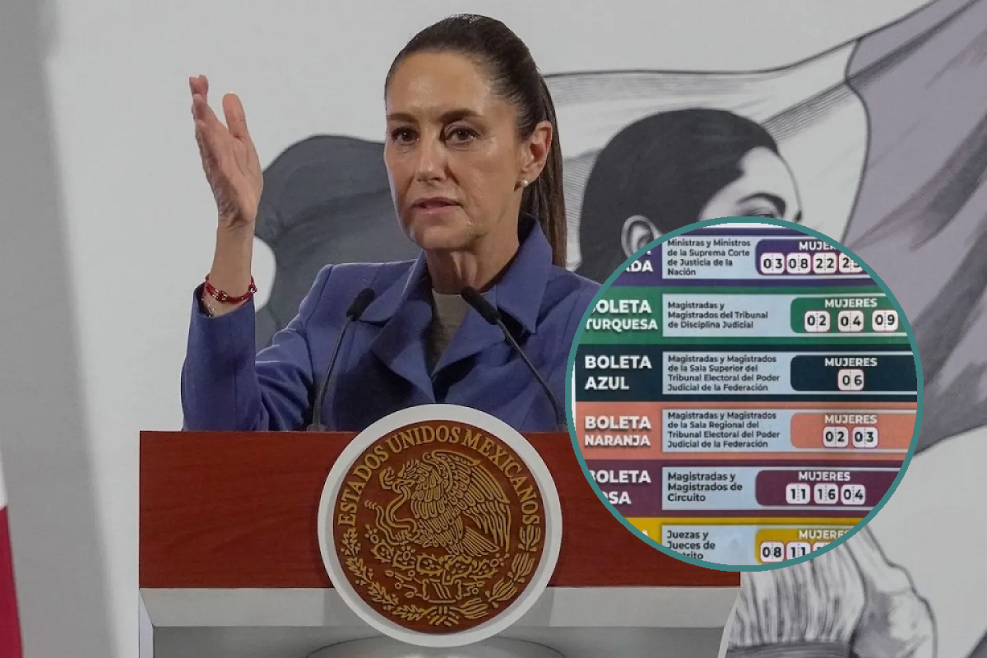 Sheinbaum acordeones
