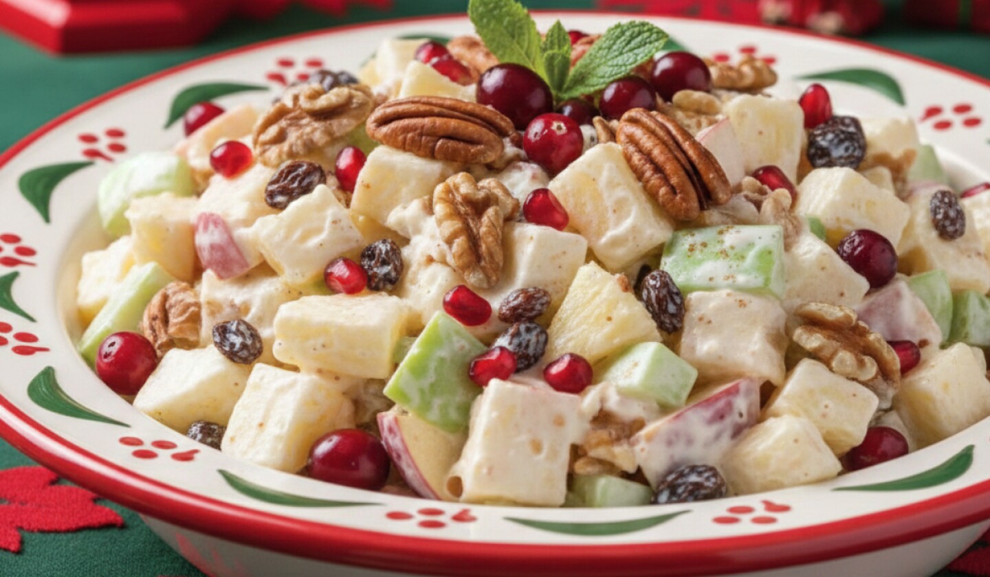 Recetas Navidad 2025: ¿Cómo preparar ensalada de manzana fácil y rápido ...