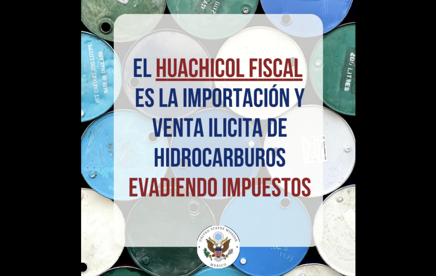 Embajada dde EU reveló esquema del huachicol fiscal