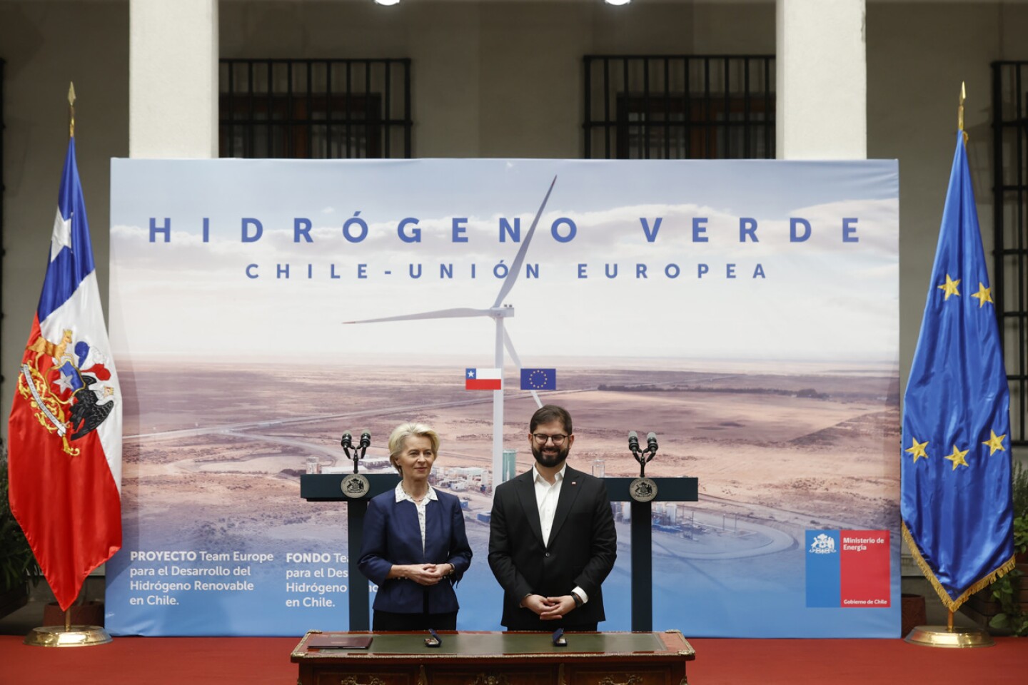 Presidenta de la Comisión Europea visita Chile