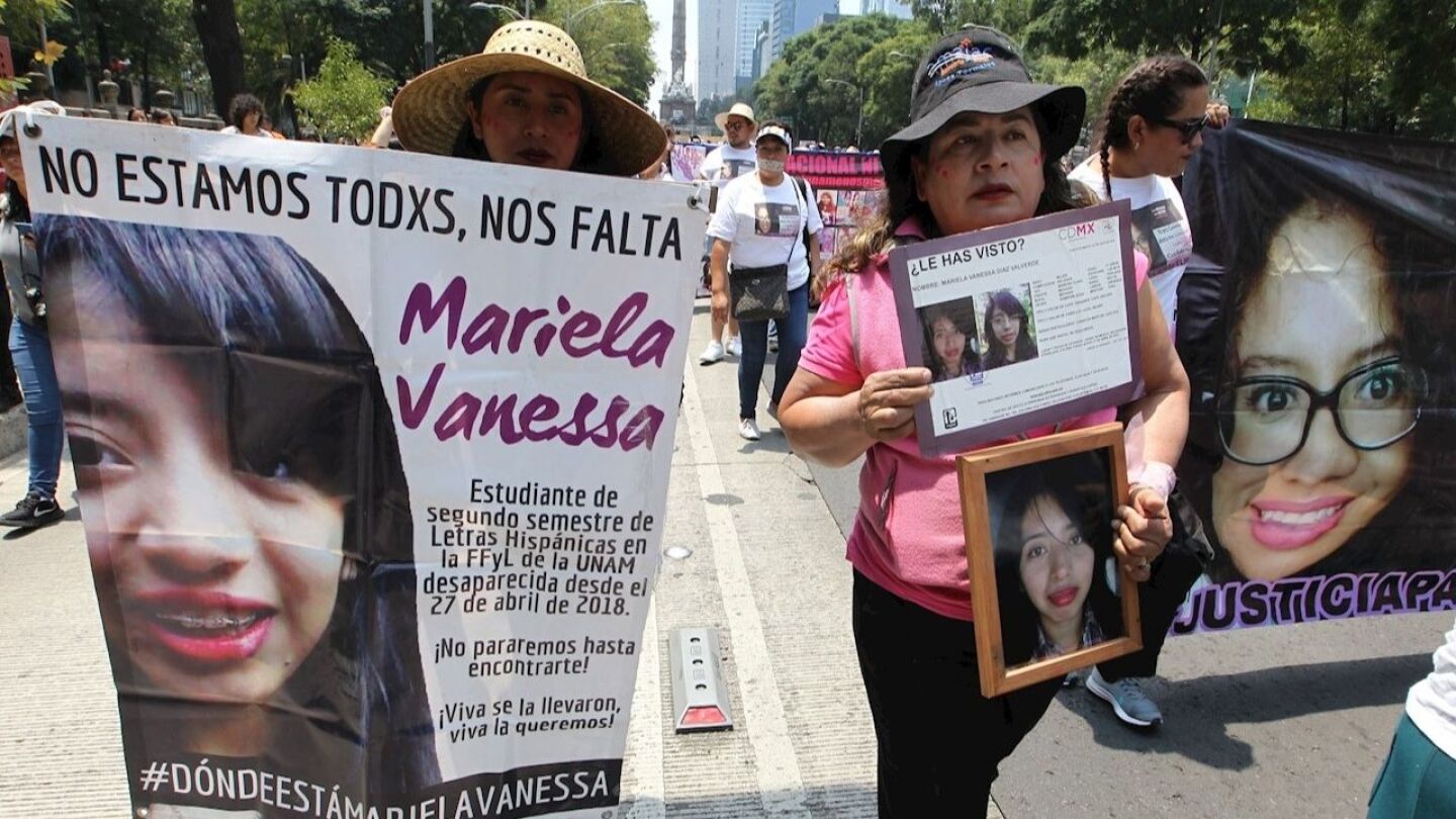 Madres exigen justicia por sus hijas víctimas de feminicidio
