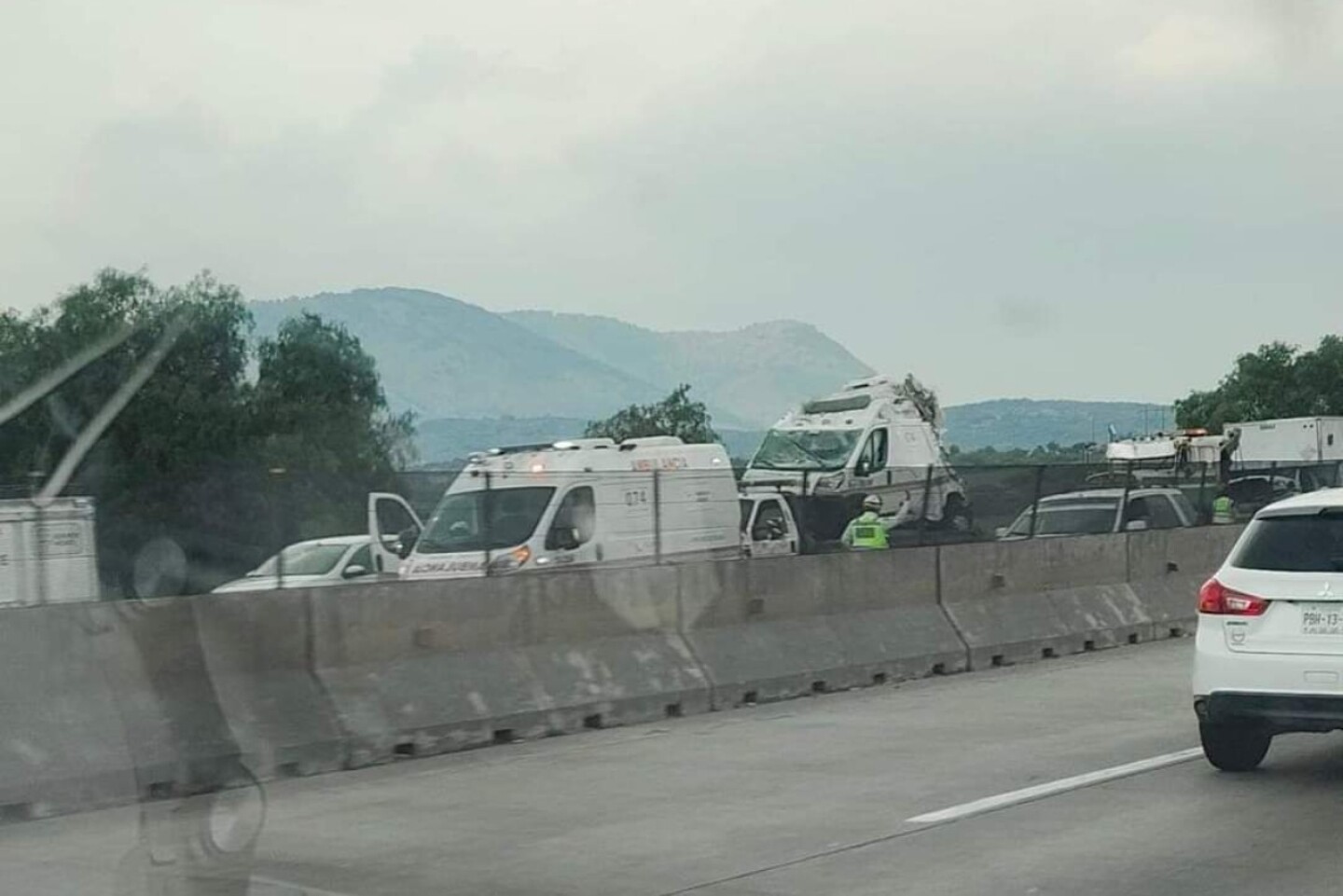Accidente autopista México-Querátaro