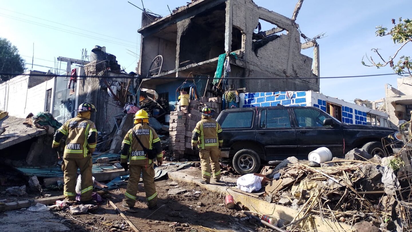 víctimas explosión Chimalhuacán